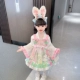 thoi trang haloween Bé gái Halloween cosplay phù thủy bí ngô váy trẻ em ăn mặc trang phục dành cho trẻ em và trẻ em trung niên dạ quang váy đèn lồng happy happy halloween