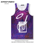 Quan Zhilong với áo vest mùa hè mồ hôi mới áo vest sân khấu PYREX thủy triều thương hiệu hip hop lỏng vest nam