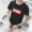 Xác nhận Mắt Ngắn Tay Áo T-Shirt Nam T-Shirt Ngắn Tay Áo Slim Hàn Quốc Slim Ngắn Tay Áo Những Người Yêu Thích Nam Giới và Phụ Nữ Nửa Tay Áo Tops thời trang nam