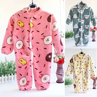 1-2-3 tuổi bé trai và bé gái flannel jumpsuit chống đá là mùa thu đông quần áo sành điệu cho be gái