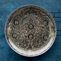 Вестернная декоративная тарелка с западной стилой