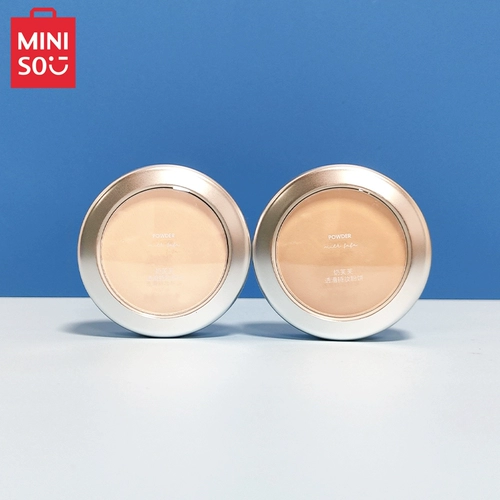 Miniso, база под макияж, рассыпчатая пудра, 12 года, долговременный эффект, контроль жирного блеска