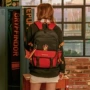 Hàn Quốc SPAO Harry Potter túi đeo vai nữ sinh viên du lịch ba lô nữ túi vải nhẹ công suất lớn - Ba lô balo laptop nữ