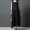 Kích thước lớn mùa hè phiên bản Hàn Quốc của vải lanh thông thường lỏng lẻo Một chiếc váy không tay màu rắn áo vest và váy lanh - A-Line Váy
