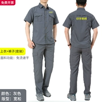 (Короткий набор) серая вышивка печати