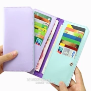 Gói thẻ chính hãng mới siêu mỏng Thẻ giữ thẻ đa năng Gói thẻ nữ phiên bản tiếng Hàn của ví nữ dễ thương ví dài