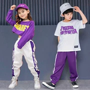 Vũ điệu rong biển cho trẻ em Calories Chàng trai và cô gái Jazz Street Dance Set Quần áo khiêu vũ Mẫu giáo Trang phục biểu diễn - Trang phục