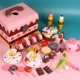 Cô gái cô gái bé chơi nhà bếp bánh nghiêm túc phù hợp với 2-3-4-5 năm món quà cũ đồ chơi trẻ em sinh nhật 6