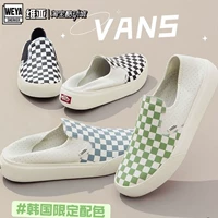 VANS ComfyCush One Classic Checkerboard Grid Men's Canvas Lightweight Low -Top Shoes vn0a45j57z2