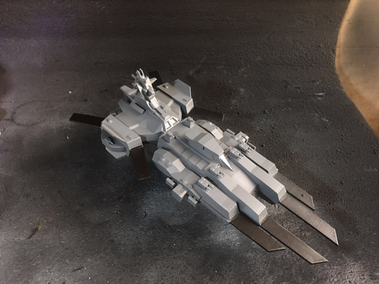 高达uc 雷比尔将军号模型General Revil 飞船G