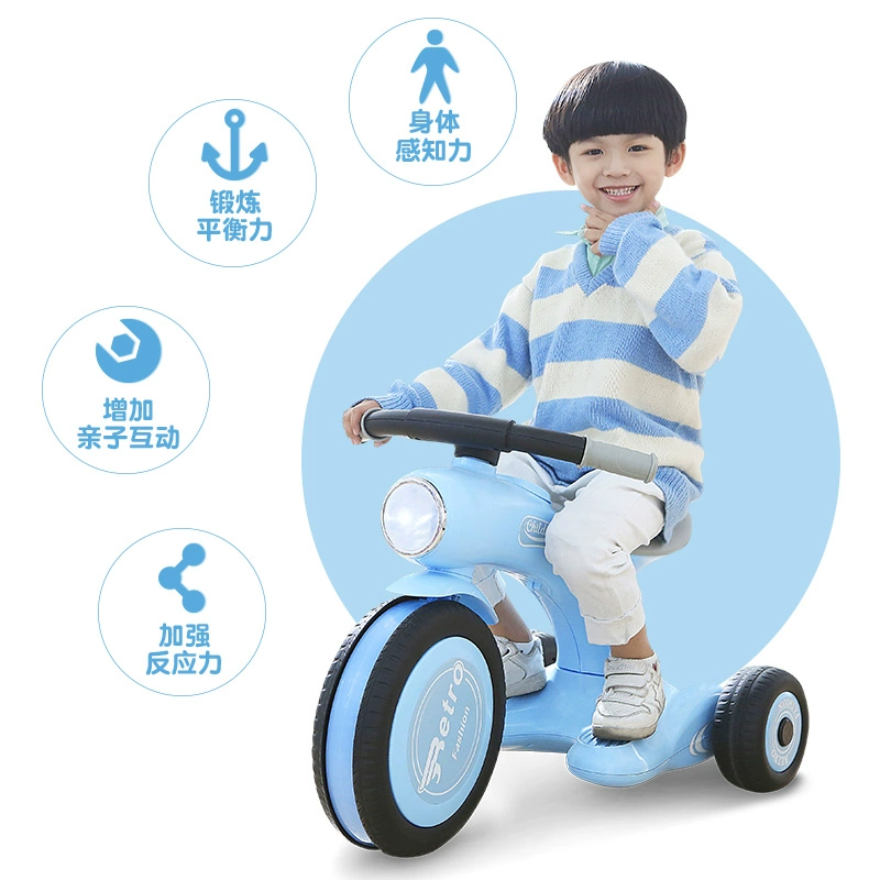 Yinghao Dolphin Children Xe máy điện 1-6 tuổi có thể ngồi trẻ em trẻ em xe điện đồ chơi xe đẩy - Con lăn trượt patinet / trẻ em