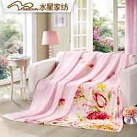 Thủy ngân dệt may nhà chăn mùa xuân và mùa thu chăn flannel chăn đơn đôi san hô fleece chính hãng thường nap chăn giá chăn lông cừu