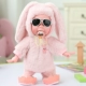 284 Розовый кролик -мороженое кукла