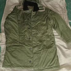 Камуфляжное пальто 库存正品保真老式87棉大衣 冬季防寒保暖带帽子护膝东北中长款