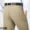 Chống nhăn quần không sắt nam mùa hè phần mỏng lụa sữa cha trung niên cao eo của nam giới phù hợp với quần mùa hè quần dài quần tây xanh