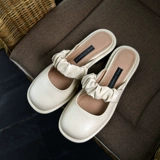 Белые сандалии, обувь, слайдеры, тапочки, туфли, летние лоферы, коллекция 2021