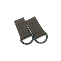 Темно -коричневая полиэфирная хлопчатобумажная полоса черная краска D Перекните пару