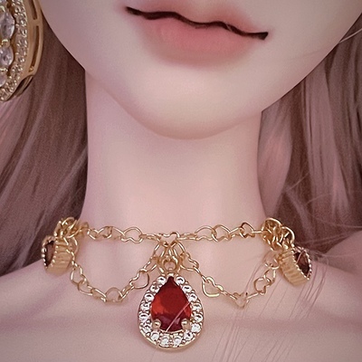taobao agent [Deer Shipping] Deer BJD3 3 points 4 points Baby necklace uses necklace