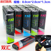 Shuanghui hộp 50 939 nhựa đường chéo windproof inflatable điện tử nhẹ hơn nam sáng tạo thuốc lá dùng một lần