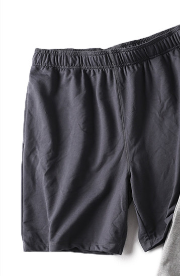 Dark Greyman summer shorts easy Big size leisure time motion full marks Trousers tide Wear out sandy beach trousers Solid color