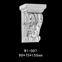 Специальная цена потолочная поддержка PU резное луче с удерживанием негипсовой стены украшение резного луча колонна Столовая Слон.