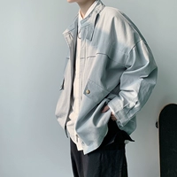 Японская демисезонная ретро трендовая свежая хаки куртка, свободный крой
