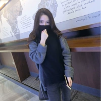 2018 mùa thu và mùa đông của phụ nữ cao cổ áo thun áo len nữ Hàn Quốc phiên bản của lỏng dày hoang dã gió lười áo khoác nữ sinh viên mùa thu bán áo len nữ