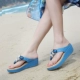 Giày cao gót đế dày màu đỏ và dép lê nữ mang clip thời trang ngón chân mùa hè thủy triều 2020 mới nêm gót - Dép