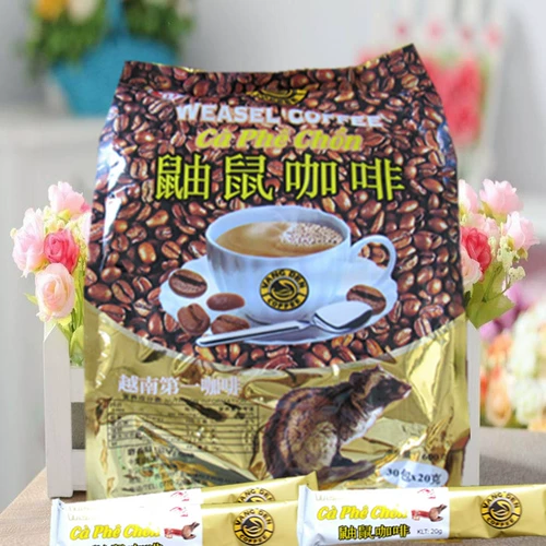 Юго -Восточная Азия импортировал закуску напиток Вьетнам Юэгонг Мики Мисан -IN -Speed ​​Coffee 600 грамм 30 граммов бесплатной доставки