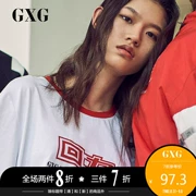 GXG Kéo lại quần áo nam mùa hè Xu hướng mới cổ tròn Áo thun ngắn tay retro nam # GA144695E - Áo phông ngắn