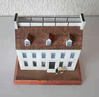 DIY tay lắp ráp ba chiều mô hình giấy diy cottage xây dựng biệt thự house house 3D giấy khuôn origami 	mô hình gấp giấy
