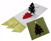 DIY tay lắp ráp ba chiều mô hình giấy thiệp chúc mừng Giáng Sinh handmade thiệp chúc mừng ba chiều 3D giấy origami sản xuất