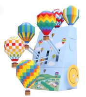 DIY tay lắp ráp mô hình giấy ba chiều hot air balloon treo trang trí trang trí 3D giấy khuôn origami sản xuất mô hình gundam bằng giấy