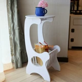 Европейский стиль маленький кофейный столик творческий столик для спальни для спальни простой современный маленький настольный диван диван Стол боковой стол маленький круглый столик