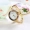 Phiên bản Hàn Quốc của đồng hồ đeo tay đơn giản nữ khí chất xu hướng thời trang không thấm nước sinh viên đồng hồ đeo tay thường xuyên đồng hồ thạch anh - Vòng đeo tay Clasp vòng tỳ hưu vàng