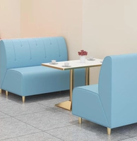 Белый длинный стол с 2 диван