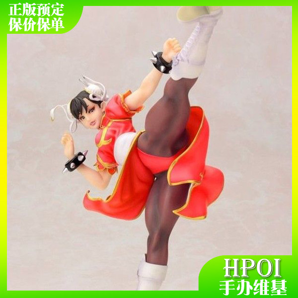 寿屋 美少女雕像 街头霸王 春丽 红色 手办