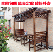 Các nhà sản xuất đặc biệt cung cấp nho khung chống ăn mòn nhà gỗ gazebo gỗ rắn hoa đứng đồ gỗ ngoài trời vườn bảng và ghế vườn leo nho