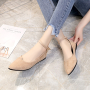 2018 mùa hè mới thời trang Hàn Quốc phẳng phẳng với chỉ thấp- cắt giày phụ nữ thường bộ bàn chân thoải mái thấp- đầu giày phụ nữ