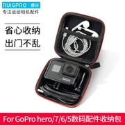 Dành cho phụ kiện GoPro Hero7 6 5 4 3+ 3 túi lưu trữ máy ảnh mini túi mini - Phụ kiện máy ảnh kỹ thuật số