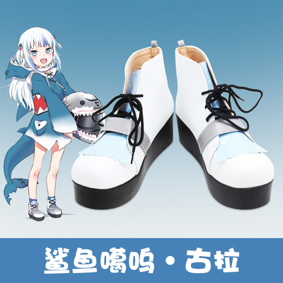 taobao agent Ehololive Vtuber Shark Kaki Gula Cosplay Shoes COS Shoes (thick bottom)