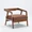 sofa vải nordic căn hộ nhỏ phòng khách hiện đại tối giản đơn hoặc đôi ba bit của rắn da gỗ ghế sofa kết hợp - Ghế sô pha