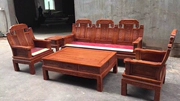 Redwood mô hình nhỏ như một ghế sofa gỗ hồng mộc Miến Điện đẹp châu Phi đồ nội thất phòng khách bằng gỗ rắn năm mảnh kết hợp khuyến mãi - Bộ đồ nội thất