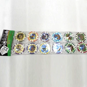 Macau Memoryorative Macau Chips Set Set Macau Landscape Chips ряд из 12 комплектов