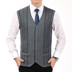 Người đàn ông trung niên len vest mùa thu và mùa đông phù hợp với chiếc áo đan len cha dệt kim áo len người đàn ông trung niên gần- phù hợp vest Dệt kim Vest