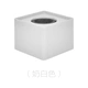 Белый ABS круглый угол Nude Box (8x8x6cm)