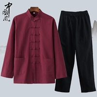 Румяние топ+черные брюки