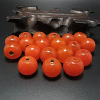 Красные бусины ручной работы, DIY