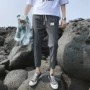 Kẻ sọc quần nam Hàn Quốc phiên bản của đôi chân mỏng quần xu hướng Harlan quần âu mùa hè hoang dã phần mỏng bf gió chín quần quần áo unisex