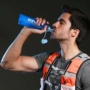 RIMIX thể thao mềm chai nước túi có thể gập lại xuyên quốc gia marathon chạy dài túi nước bụi che hút nhanh chóng bình uống nước richell 200ml